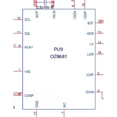OZ8681LN Шим-контроллер O2Micro