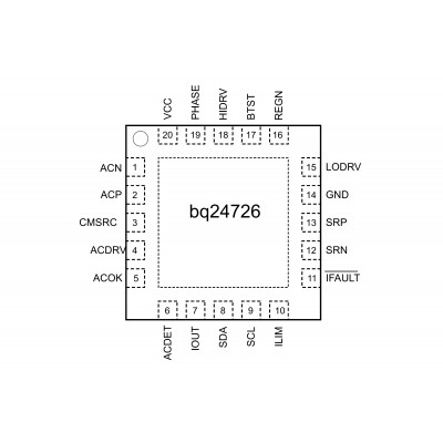 BQ24726 (BQ726) Шим контроллер Texas Instruments