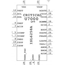 ISL6258AHRTZ Шим контроллер Intersil 