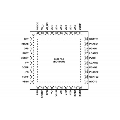 ISL6264CRZ Шим контроллер Intersil 