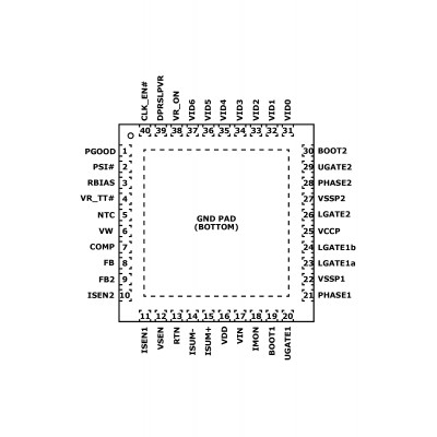 ISL62882HRTZ Шим контроллер Intersil 