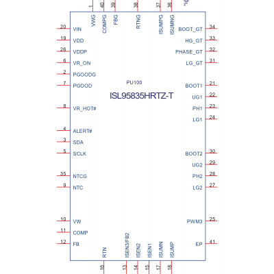 ISL95835HRZ Шим контроллер Intersil 
