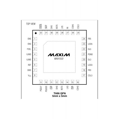 MAX1533E Шим контроллер Maxim Integrated 