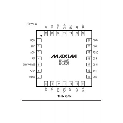 MAX1909E Шим контроллер Maxim Integrated