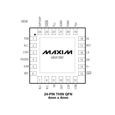 MAX1992E Шим контроллер Maxim Integrated