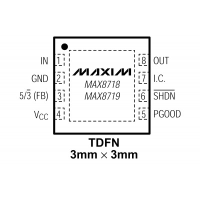 MAX8719 Шим контроллер Maxim Integrated 