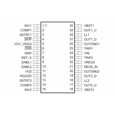 TPS51020 Шим контроллер Texas Instruments 