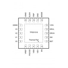 TPS51518 Шим контроллер Texas Instruments 