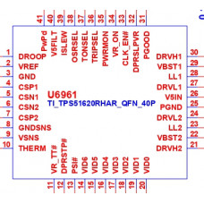 TPS51620 Шим контроллер Texas Instruments 