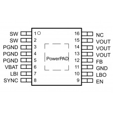 TPS61030RSAR Шим контроллер Texas Instruments 