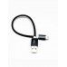 Кабель mini-USB в оплетке короткий 0,25м