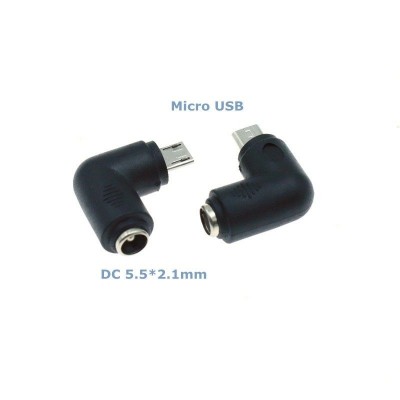 Адаптер, переходник питания DC 5.5X2.1 Micro USB