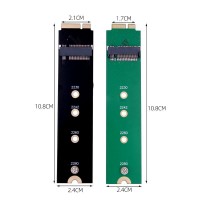 Переходник SSD M.2 (NGFF) - Apple 12+6 pin для Macbook Air A1369 A1370 2010/2011