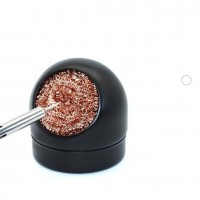 Шарик для чистки жала паяльника в корпусе, очиститель припоя.