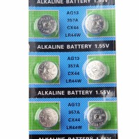 Батарейка AG13/357А/СХ44/LR44W 10шт.