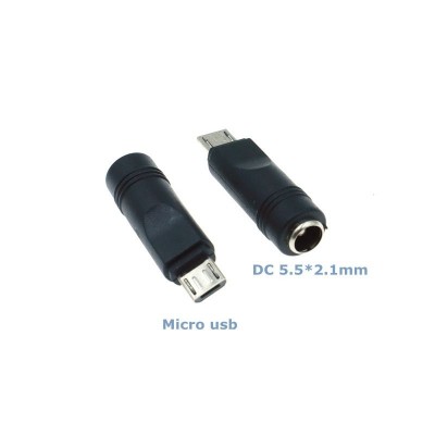 Адаптер (переходник питания) DC 5.5X2.1 Micro USB