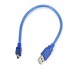 Кабель USB, mini USB короткий, 30 см